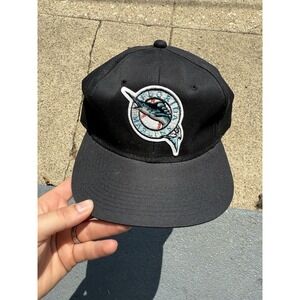 Vintage‎ Florida Marlins Sports Specialties The Twill Snapback Cap Hat 90s